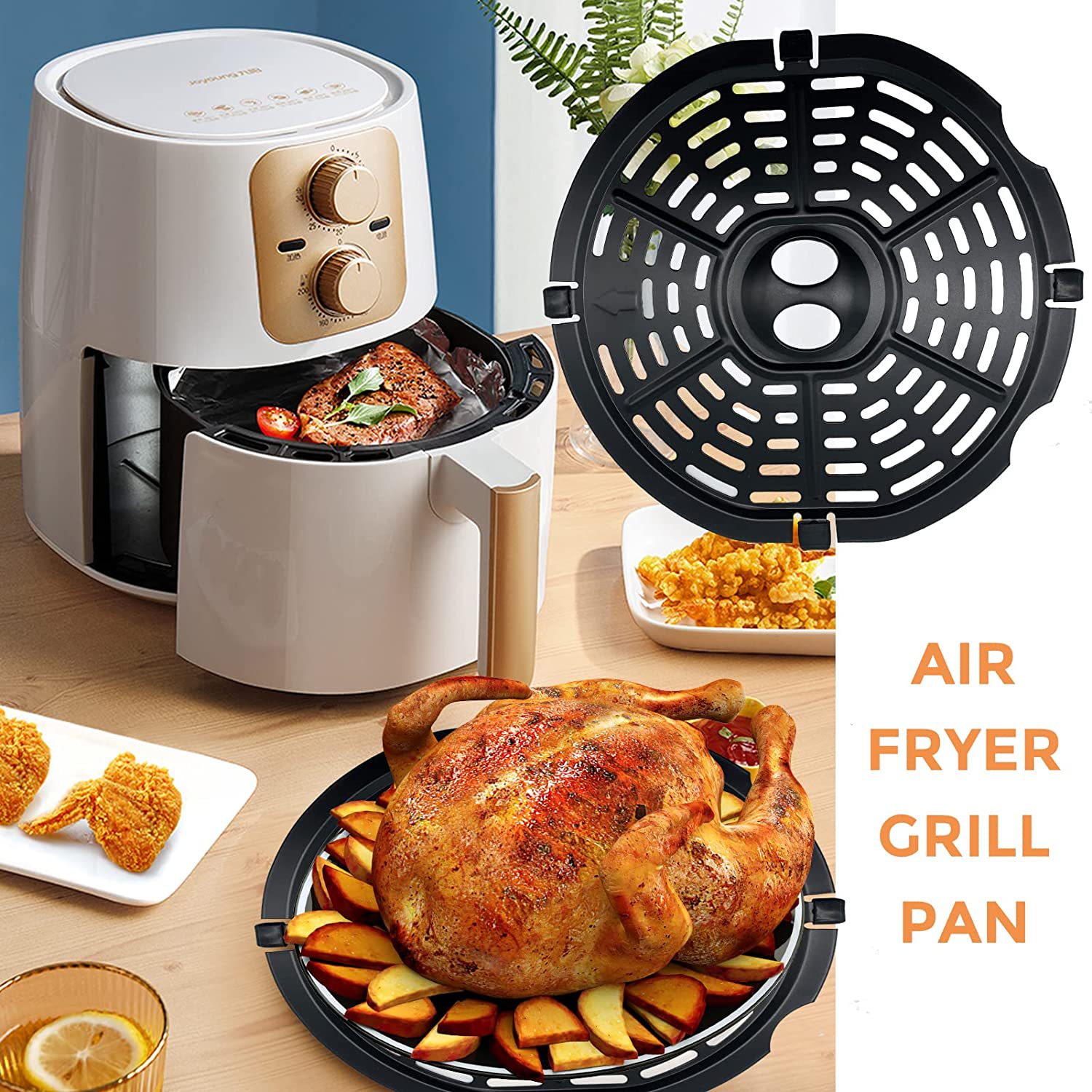Airfryer Basket Replacement Gr - Paella Pan Steel recensie en prijs