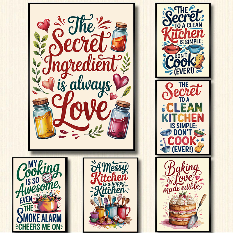 Humorous Cooking Quotes Poster - Home Cooking Quotes recensie en prijs