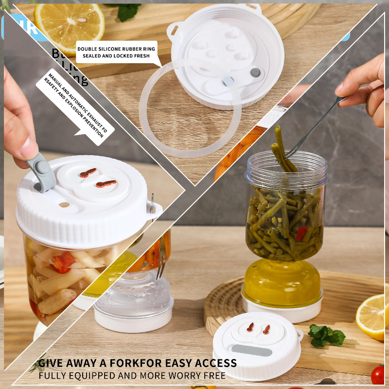 Pickles Jar with Lids Strainer - Fermentation Crock recensie en prijs