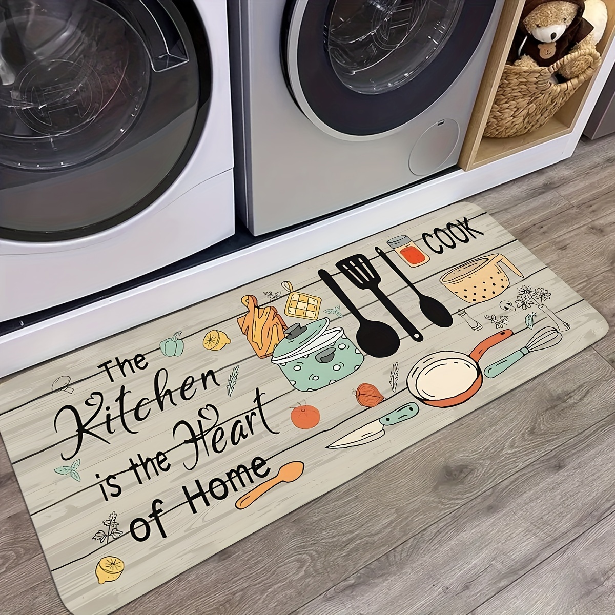 Kitchen Utensil Print Kitchen  - Home Cooking Quotes recensie en prijs
