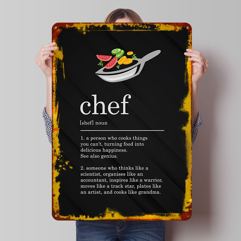 Funny Chef Definition Cook Tin - Home Cooking Definition recensie en prijs