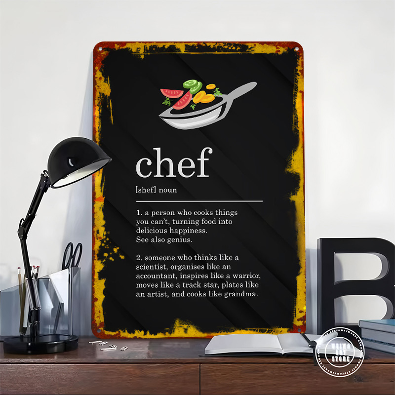 Funny Chef Definition Cook Tin - Home Cooking Definition recensie en prijs