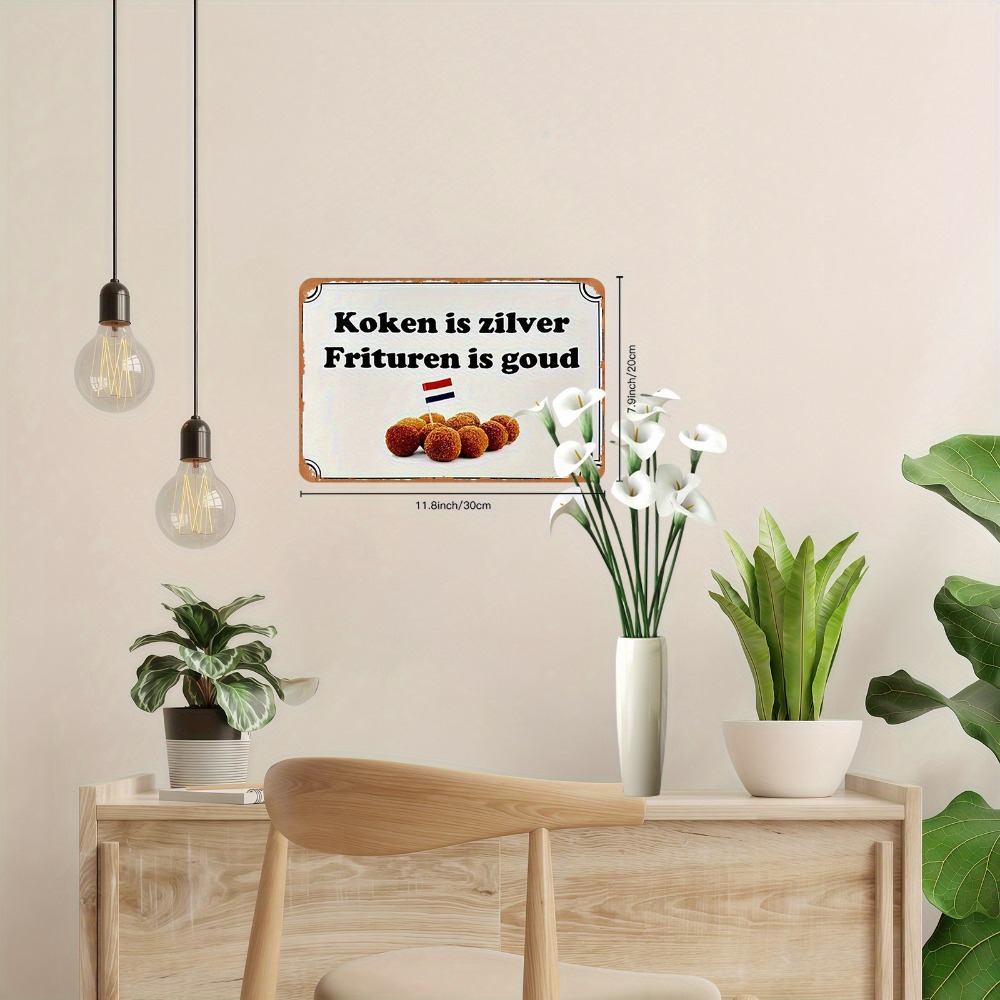 Vintage Cooking Quote Iron Sig - Home Cooking Quotes recensie en prijs