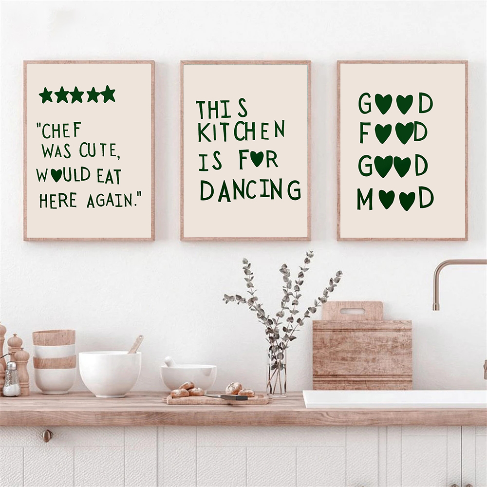 Minimalist Pink Heart Chef Mot - Home Cooking Quotes recensie en prijs