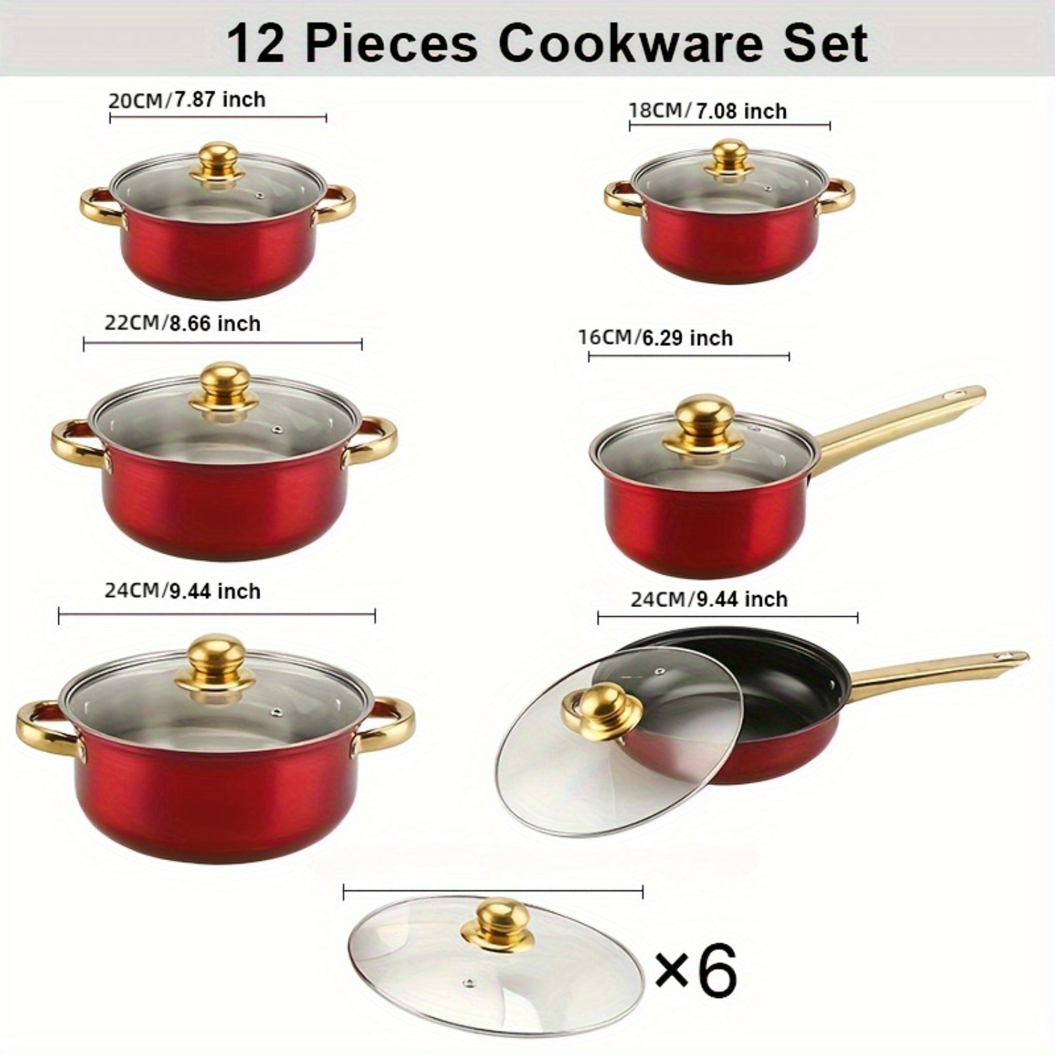 12pcs Stainless Steel Kitchenw - Paella Pan Steel recensie en prijs