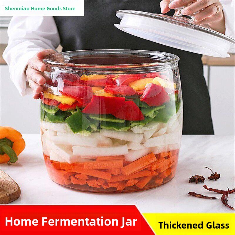 Extra Thick Glass Kimchi Jar w - Fermentation Crock recensie en prijs