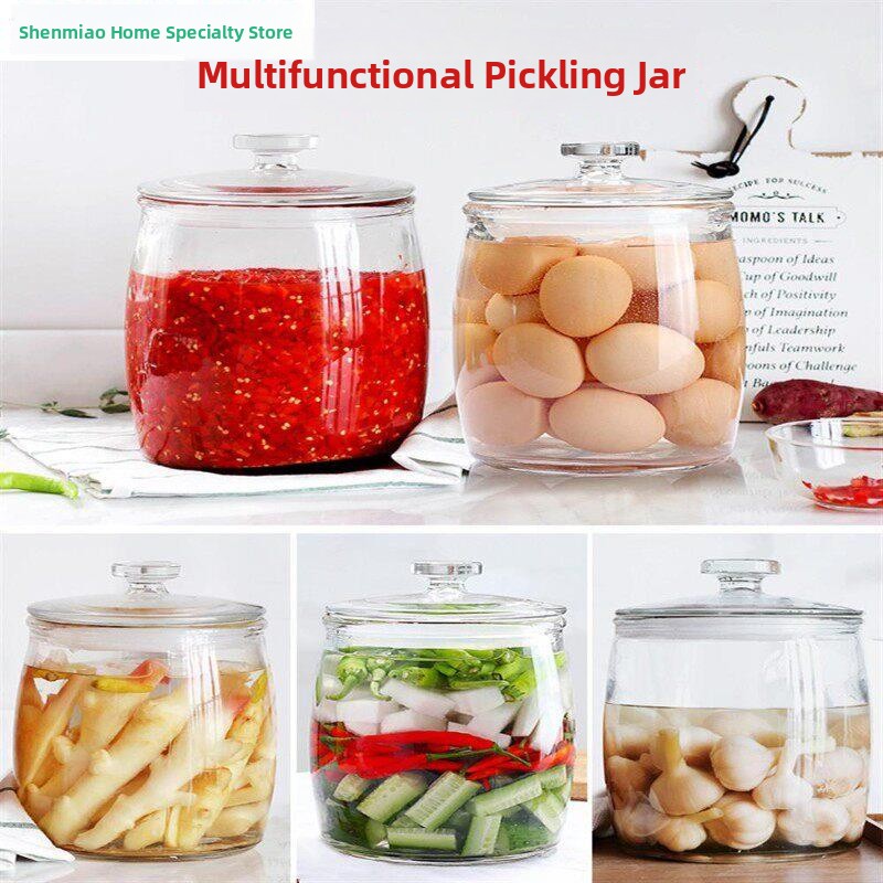 Extra Thick Glass Kimchi Jar w - Fermentation Crock recensie en prijs