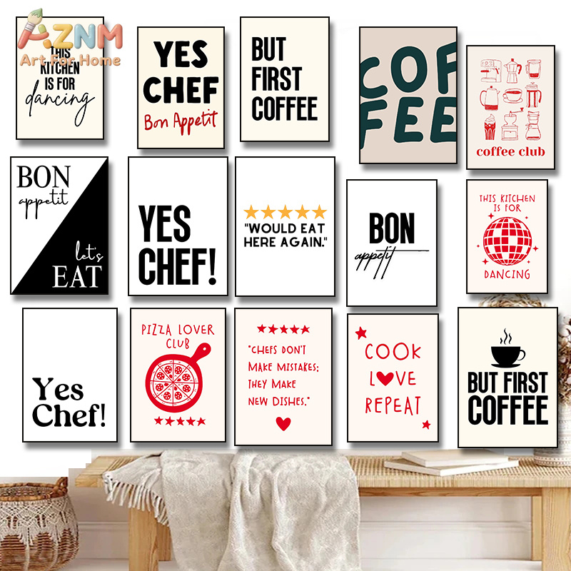 AZNM Kitchen Coffee Chef Quote - Home Cooking Quotes recensie en prijs