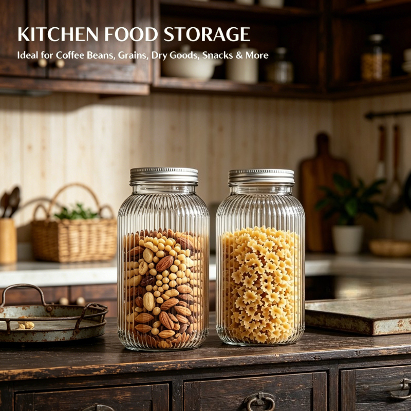 2PCS Wide-Mouth Glass Mason Ja - Fermentation Crock recensie en prijs