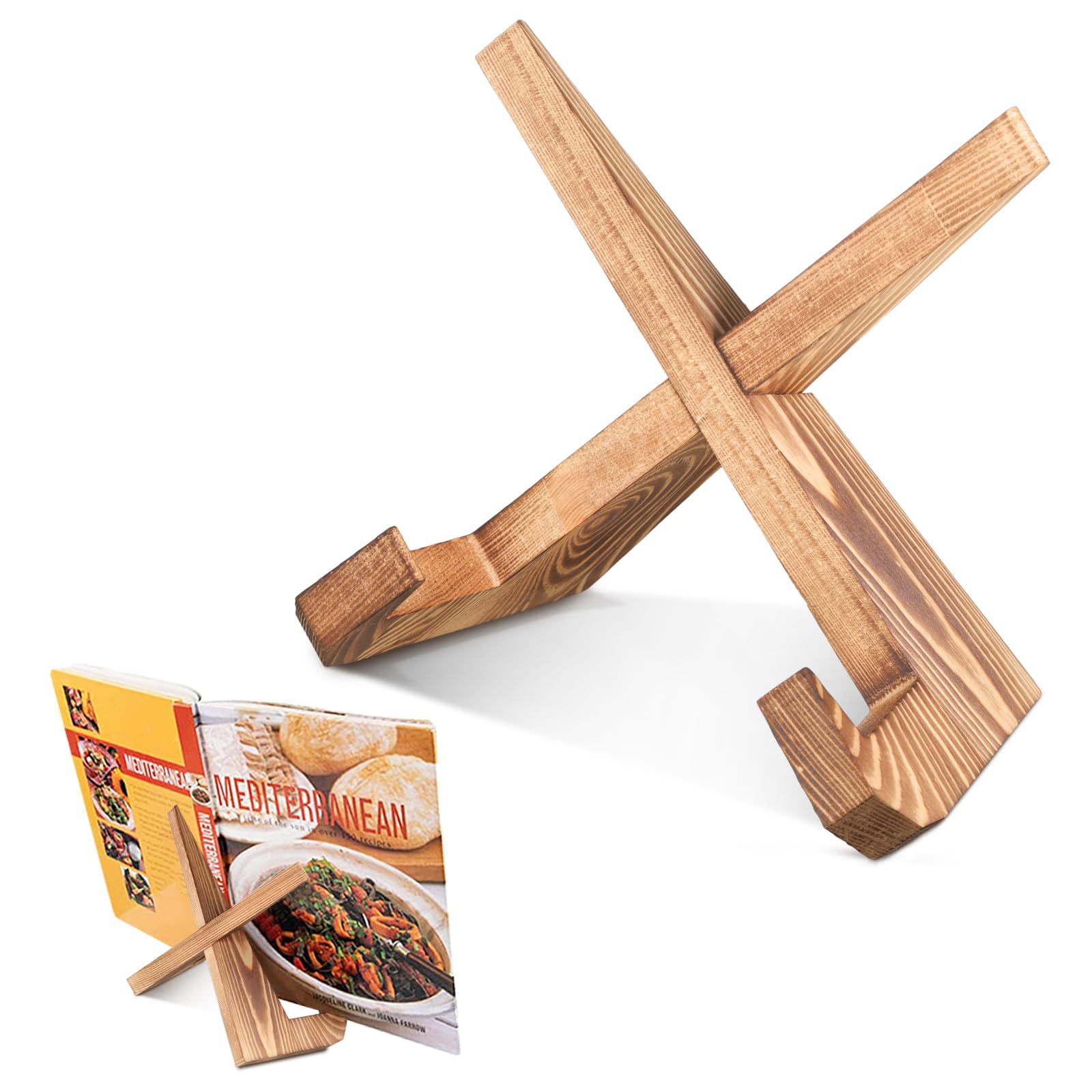 Wooden Cookbook Stand Handmade - Home Cooking Menu recensie en prijs
